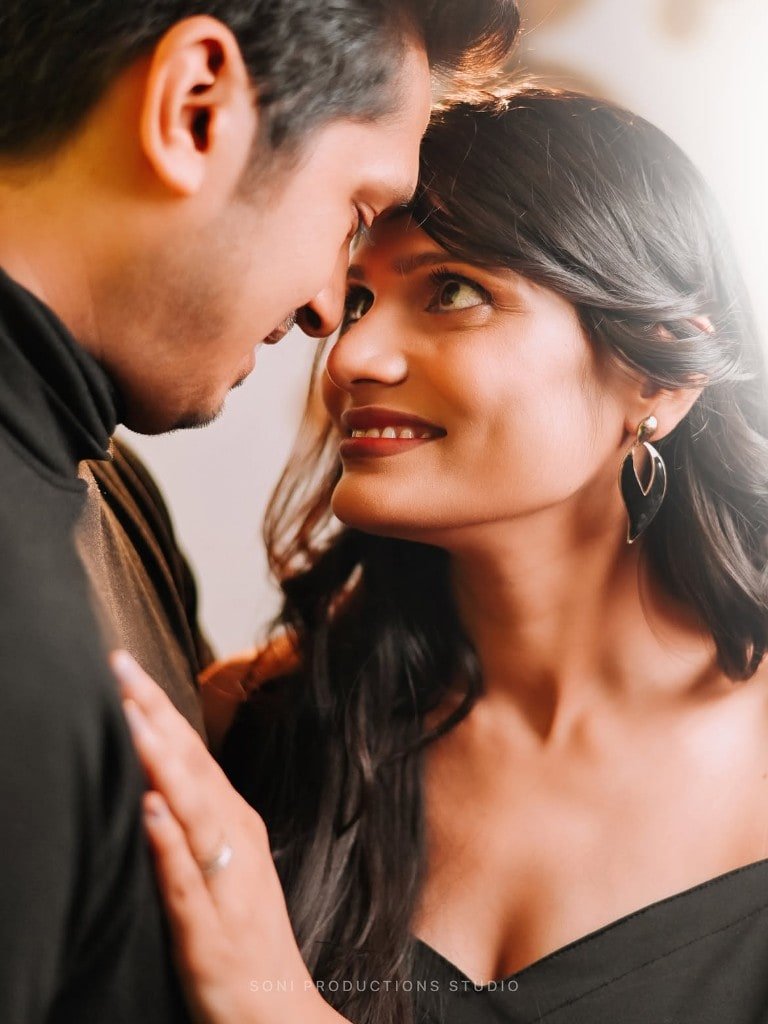 Intimate couple portrait